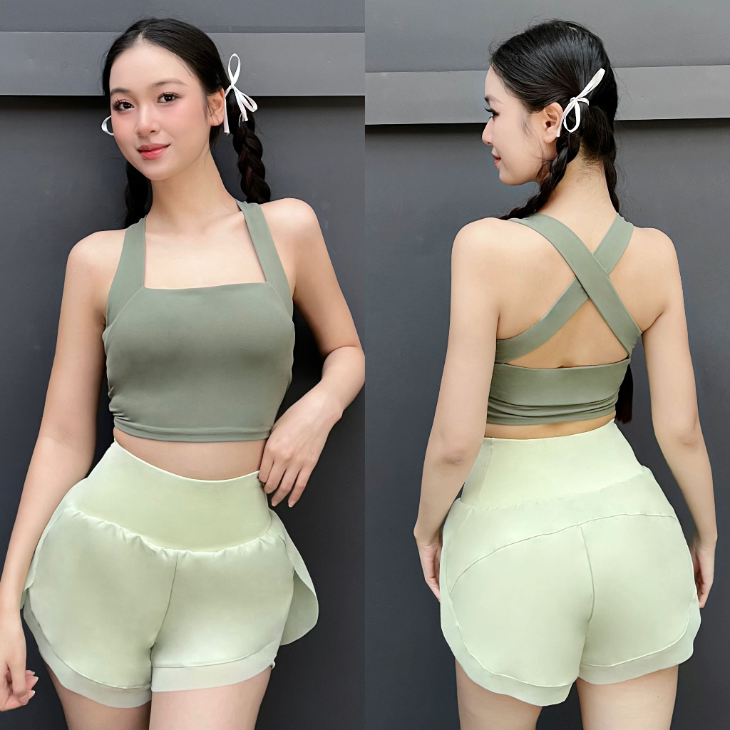 Áo Bra Nữ Chéo Lưng Tập Gym,Yoga, Zumba,Chạy Bộ Vận Động Linh Hoạt Thoải Mái Beyour Sport