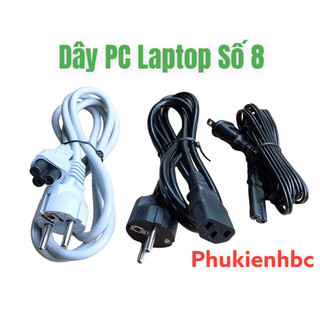 Dây nguồn máy tính pc laptop dây số 8 dài 1.5m 1.8m