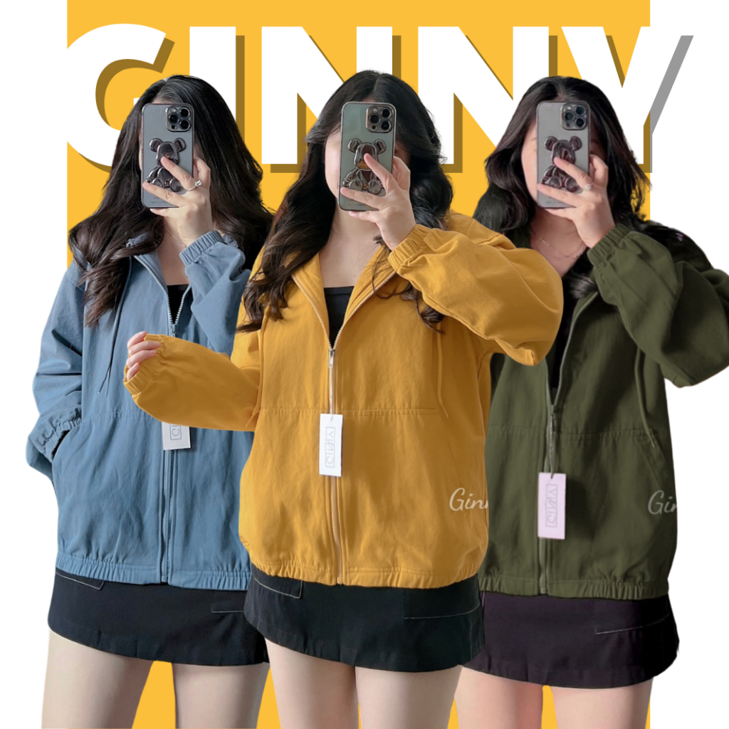 Áo Khoác Kaki Nón Basic | Ginny.brand