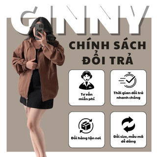 Áo Khoác Kaki Nón Basic | Ginny.brand