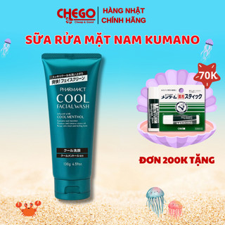 Sữa rửa mặt dành cho nam kumano pharmaact cool 130g