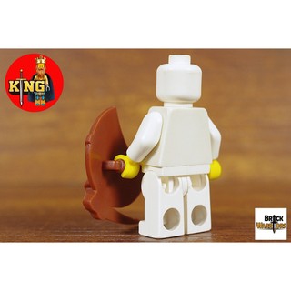 BRICKWARRIORS Lizardman Shield (Brown) Phụ kiện
