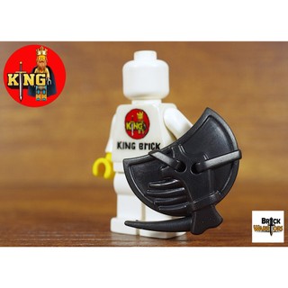 BRICKWARRIORS Lizardman Shield (Black) Phụ kiện