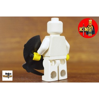BRICKWARRIORS Lizardman Shield (Black) Phụ kiện