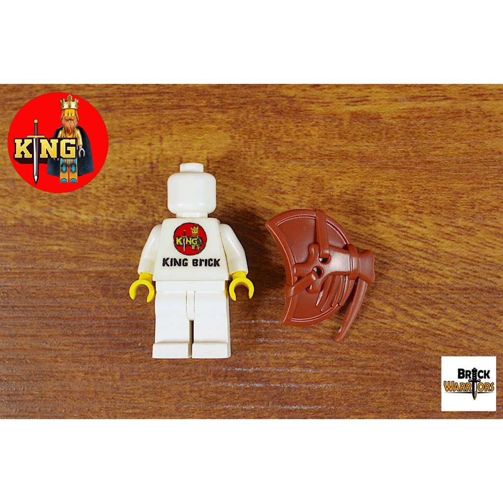 BRICKWARRIORS Lizardman Shield (Brown) Phụ kiện