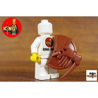BRICKWARRIORS Lizardman Shield (Brown) Phụ kiện