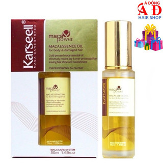 TINH DẦU DƯỠNG BÓNG TÓC KARSEELL MACA ESSENCE OIL PHỤC HỒI, SUÔN MƯỢT, CHỐNG XƠ RỐI 50ML