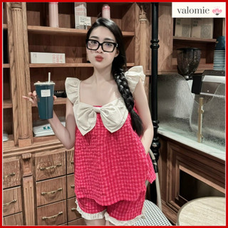 Đồ bộ mặc ở nhà tay cánh tiên quần đùi quần dài chất vải lụa mango free size 40-60 kg