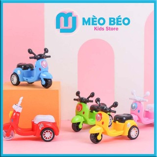 Mô hình xe máy, Xe đồ chơi chạy đà nhiều màu cho bé – Mèo Béo Kids Store