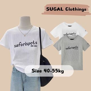 Áo Thun Nữ Baby Tee Dáng Ôm Ngắn Tay In Chữ Số 33 Thời Trang Sugal TOP NU 150