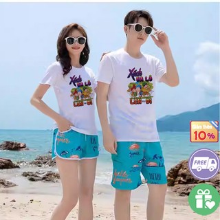 Áo nhóm in theo yêu cầu áo phông nữ đi biển áo nhóm nữ áo cặp bạn thân nữ áo phông nữ đi biển -cn40