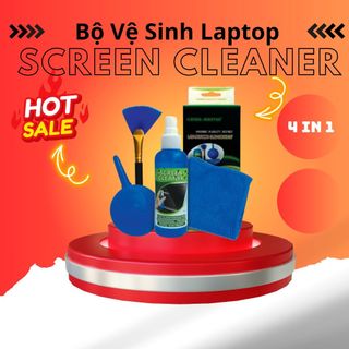 [FREE❤️SHIP]  Bộ dụng cụ vệ sinh Laptop, Điện thoại, Máy ảnh, Màn hình máy tính 4 in 1