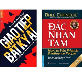 Combo/lẻ 2 Cuốn: Đắc Nhân Tâm + Giao Tiếp Bất Kỳ Ai- Bí kíp thu phục lòng người