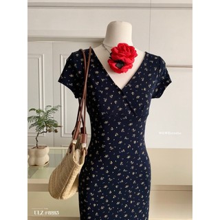 Váy hoa nhí cổ V 8285 Ulzzang style 🌸 Hàng Quảng Châu