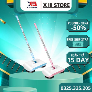 Chổi hút bụi lau nhà , cây hút bụi lau nhà, chổi quét bụi inox xoay 360 độ, dọn dẹp nhà cửa tiện lợi