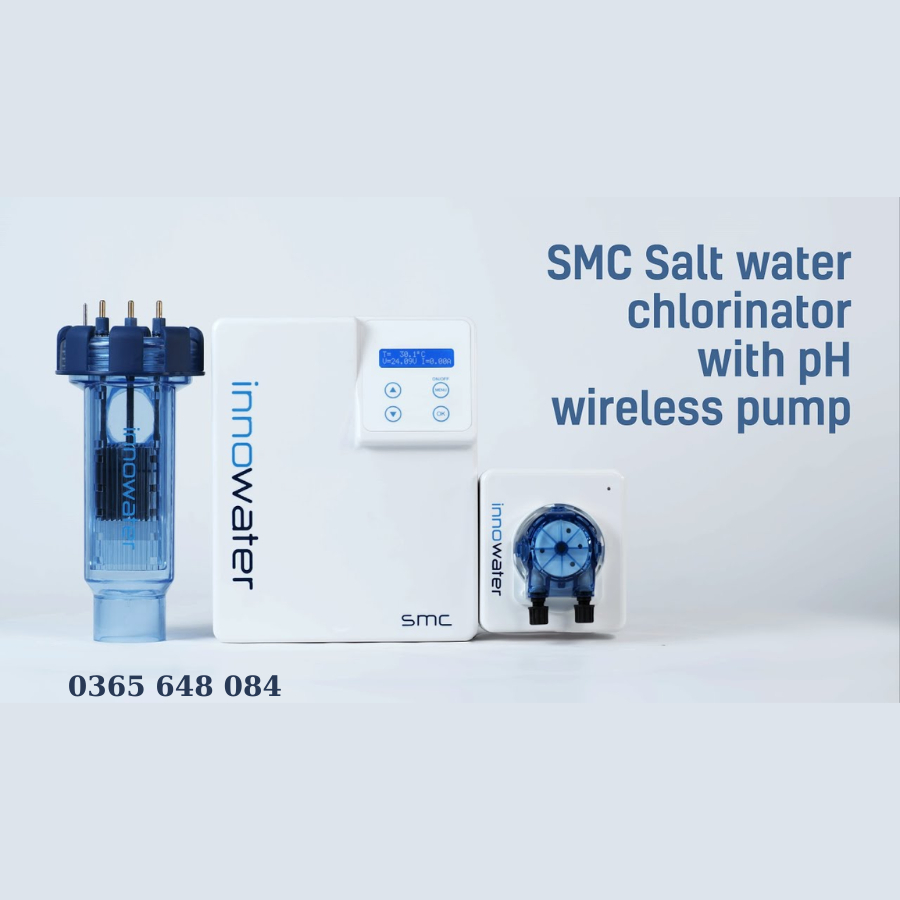 Máy điện phân muối hồ bơi SMC15 SMC20 SMC30 SMC50 Innowater Tây Ban