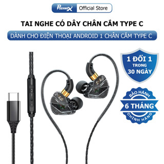 Tai nghe có dây chân cắm Type C dành cho điện thoại Samsung, xaomi, oppo, huawei đời mới