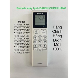   HÀNG ZIN  Remote máy lạnh DAIKIN Điều khiển điều hoà Daikin 1 chiều Chính Hãng 