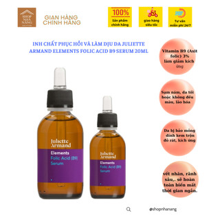 Serum B9 Juliette Armand -Tinh chất phục hồi Folic AcidSerum B9 Juliette Armand -Tinh chất phục hồi Folic Acid