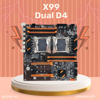 Combo x99dual-d4 / e5-2680v4 tổng 28 nhân 56 luồng / ram 16gb-32gb-64gb-128gb tặng kèm tản nhiệt khí