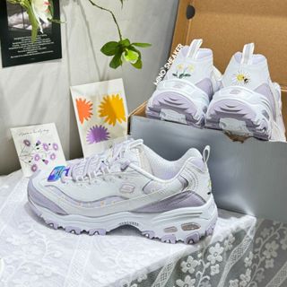   SẴN AUT 100%  Giày Skechers D'lites 1.0 Purple Daisy  896180-WLV  