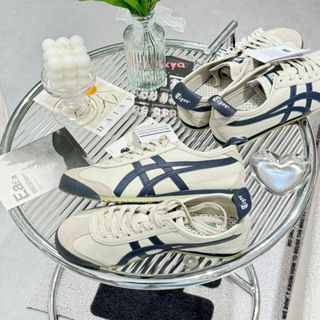   SẴN AUT 100%  Giày Onitsuka Tiger Mexico 66 Birch Peacoat  1183C102-200  