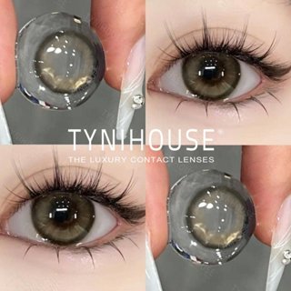 [1 CẶP] Kính Áp Tròng Lens Mắt NÂU Tây VIA BROWN Giãn Nhẹ 14.2mm Cận [0-6.50] Kèm Khay