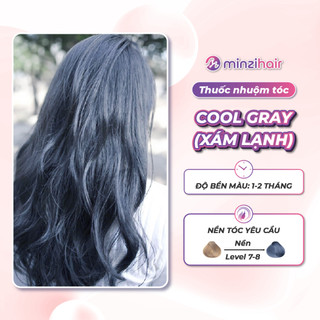 Thuốc Nhuộm Tóc Đậm Đặc Màu XÁM LẠNH - COOL GRAY - Minzihair, Minzihair HCM