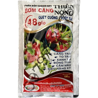 Phân Bón Chuyên Thanh Long - Bơm Căng 48 Giờ - Quét Cuống - Vuốt Tai - Bóng Trái - Gói 100g