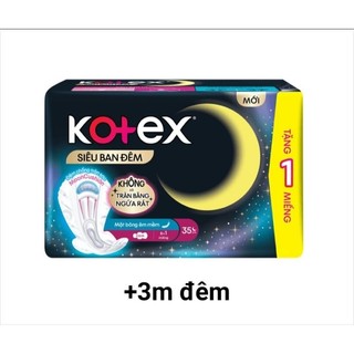 (+4m) Kotex đêm 28cm/32cm/35cm