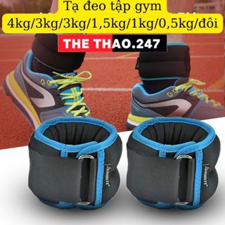 Tạ đeo tay chân tập gym phiên bản mạt sắt 4kg/2kg/1kg/0,5kg thế hệ tạ chân tập khinh công, xà đơn, vật lý trị