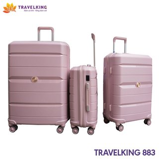Vali hùng phát 883 nhựa pp dẽo cao cấp travelking 883 hùng phát không lo bể vỡ bảo hành trọn đời