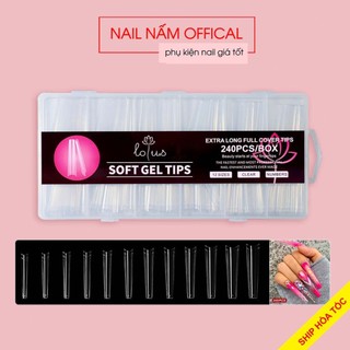 Móng nối, móng tip thang Lotus hộp 12 size 240 móng