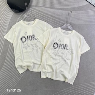 Áo thun nữ tay ngắn cổ tròn in hình ngôi sao chữ Di hàng Quảng Châu, áo phông mùa hè form vừa chất cotton mát đẹp 243125