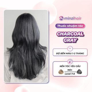 Thuốc Nhuộm Tóc Đậm Đặc Màu Charcoal Gray, Đen Chì, Xám Chì - Minzihair, Minzihair HCM