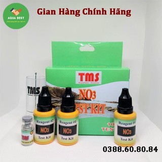 Bộ test nước NO3 - Dung dịch kiểm tra nước NO3 TMS trong tép cảnh, cá cảnh, tôm