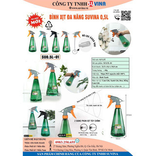 (NPP)Bình xịt tưới xịn Suvina