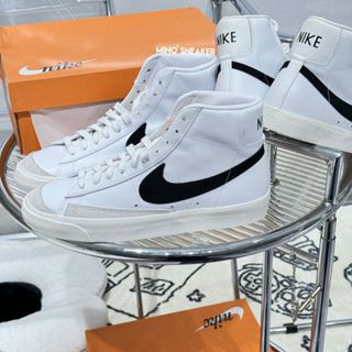   SẴN AUT 100%  Giày Blazer Mid '77 White Black 