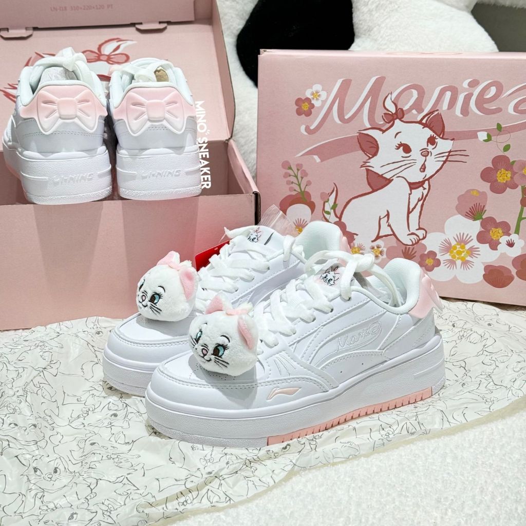 [SIZE 35.5/ 36] Giày Lining x Disney Marie Cat (AGCT382-2)