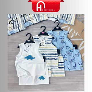 Set 3 bộ Next 3 lỗ thông hơi khủng long mềm mịn thấm hút mồ hôi cho bé - HNOrderChina