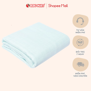 Hộp khăn tắm đa năng Bibo's sợi tre mềm mịn, thấm hút tốt, kháng khuẩn có kích thước 120 x 120cm