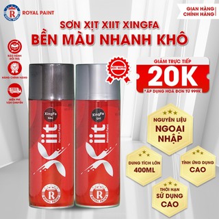 Sơn Xịt XIIT màu XingFa, Sơn Xịt Nguyên Liệu Ngoại Nhập Đủ Màu, Bền Màu, Nhanh Khô, Chất Lượng Tuyệt Hảo 400ml