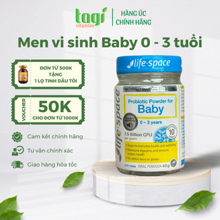 Lợi khuẩn Life Space Baby cho bé từ 0-3 tuổi