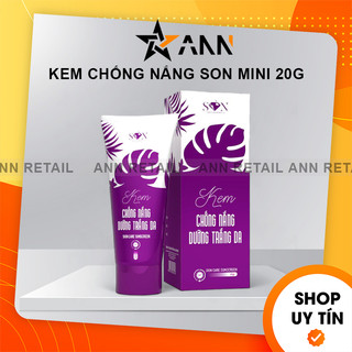 Kem chống nắng dưỡng trắng da son group mini 20g
