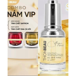 Combo kem face nám vip ngày & đêm+ serum yến tươi