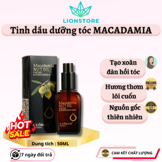 Tinh dầu dưỡng tóc L'UODAIS MACADAMIA NUT OIL 50ML thơm lôi cuốn dưỡng đàn hồi tóc xoăn giá rẻ