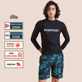 Quần bơi Nam BIKINI PASSPORT kiểu dáng Dài- màu Xanh lá cây - BS379_GN