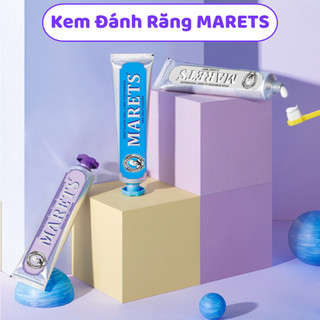 Kem đánh răng marets giúp hỗ trợ trắng răng, loại bỏ mảng bám,sach răng thơm miệng