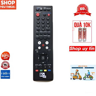 Điều khiển remote từ xa dùng cho đầu K+ HD-tặng kèm pin-đầu bấm đầu K+ HD