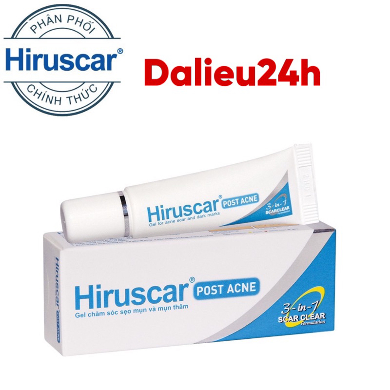 Hiruscar Post Acne 5g - gel giảm mụn thâm sẹo - Dalieu24h